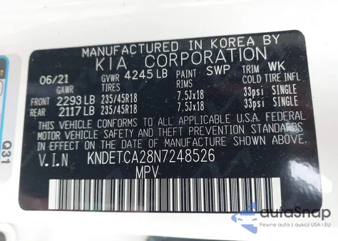 2022 Kia Seltos Sx Turbo from USA, damaged, VIN KNDETCA28N7248526